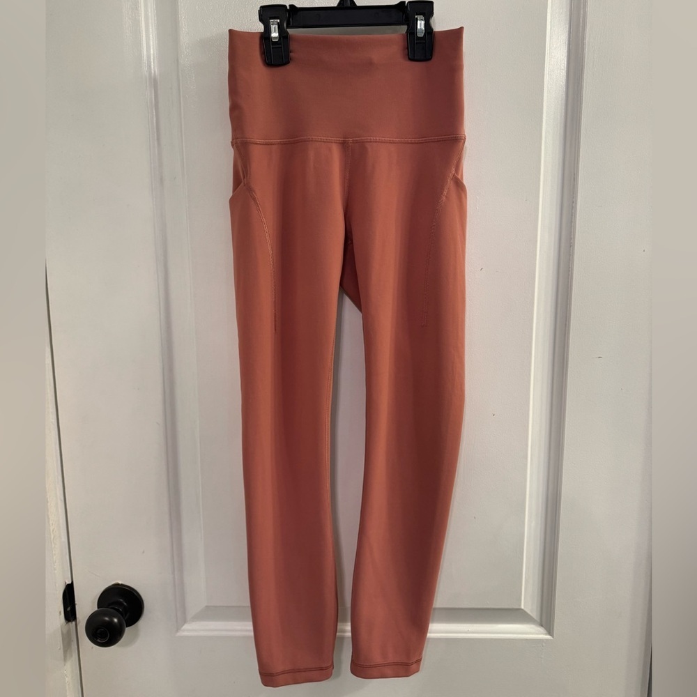 Lululemon Wunder Train High-Rise Crop with Pockets 23" Brier Rose Pink